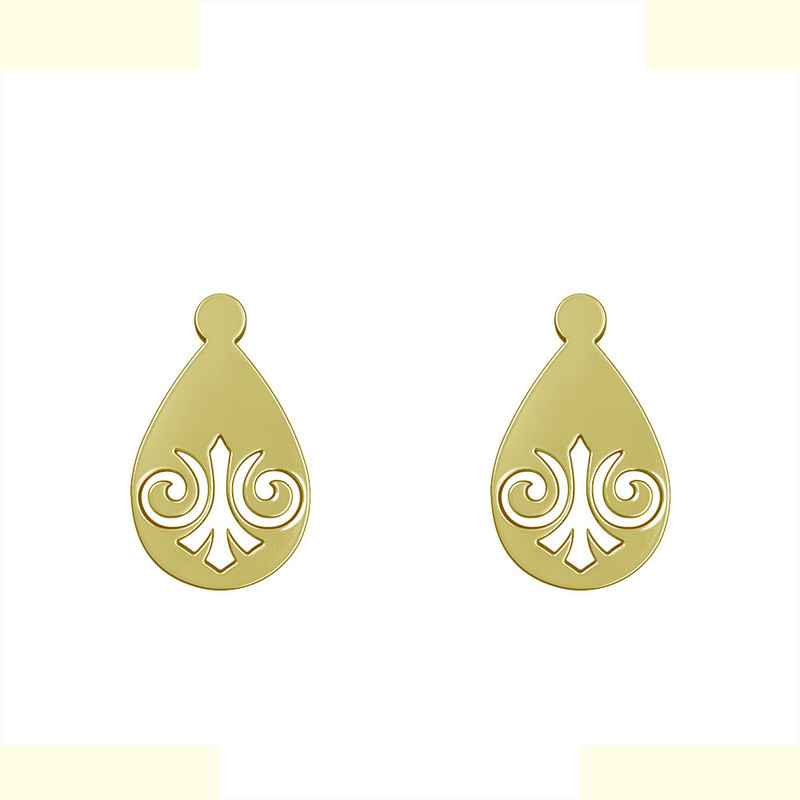 گوشواره طلا 18 عیار زنانه مدوپد مدل هندسی کد GA1-13627 گوشواره طلا 18 عیار زنانه مدوپد مدل هندسی کد GA1-13627