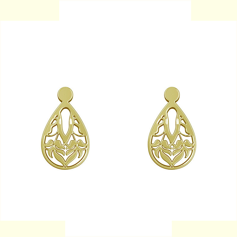 گوشواره طلا 18 عیار زنانه مدوپد مدل هندسی کد GA1-13634 گوشواره طلا 18 عیار زنانه مدوپد مدل هندسی کد GA1-13634