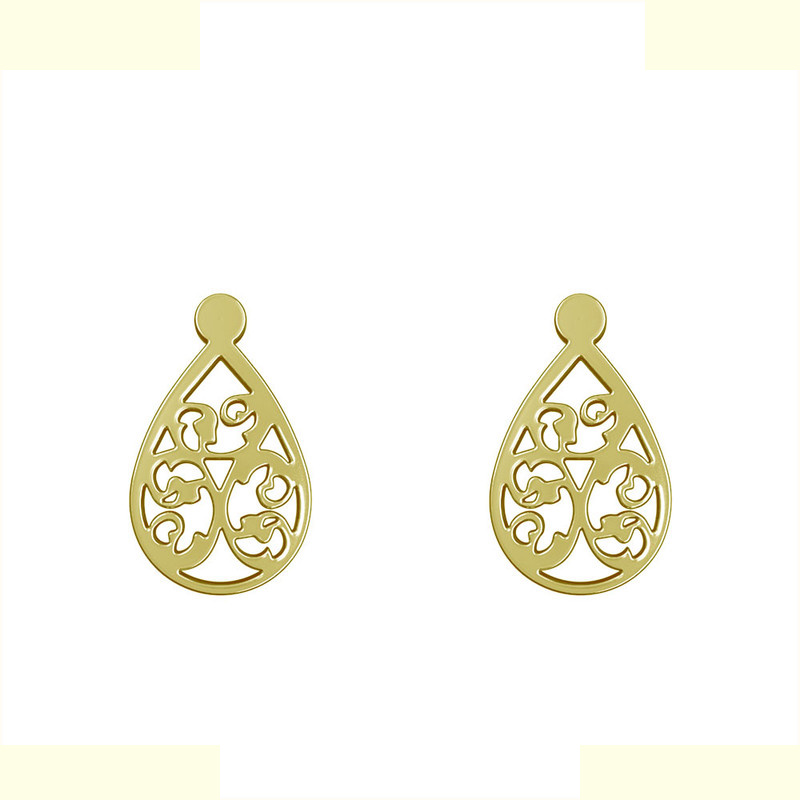 گوشواره طلا 18 عیار زنانه مدوپد مدل هندسی کد GA1-13648 گوشواره طلا 18 عیار زنانه مدوپد مدل هندسی کد GA1-13648