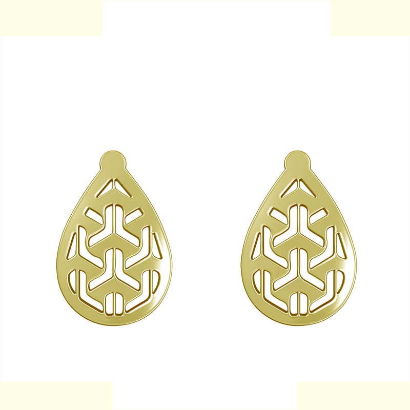 گوشواره طلا 18 عیار زنانه مدوپد مدل هندسی کد GA1-13665 گوشواره طلا 18 عیار زنانه مدوپد مدل هندسی کد GA1-13665