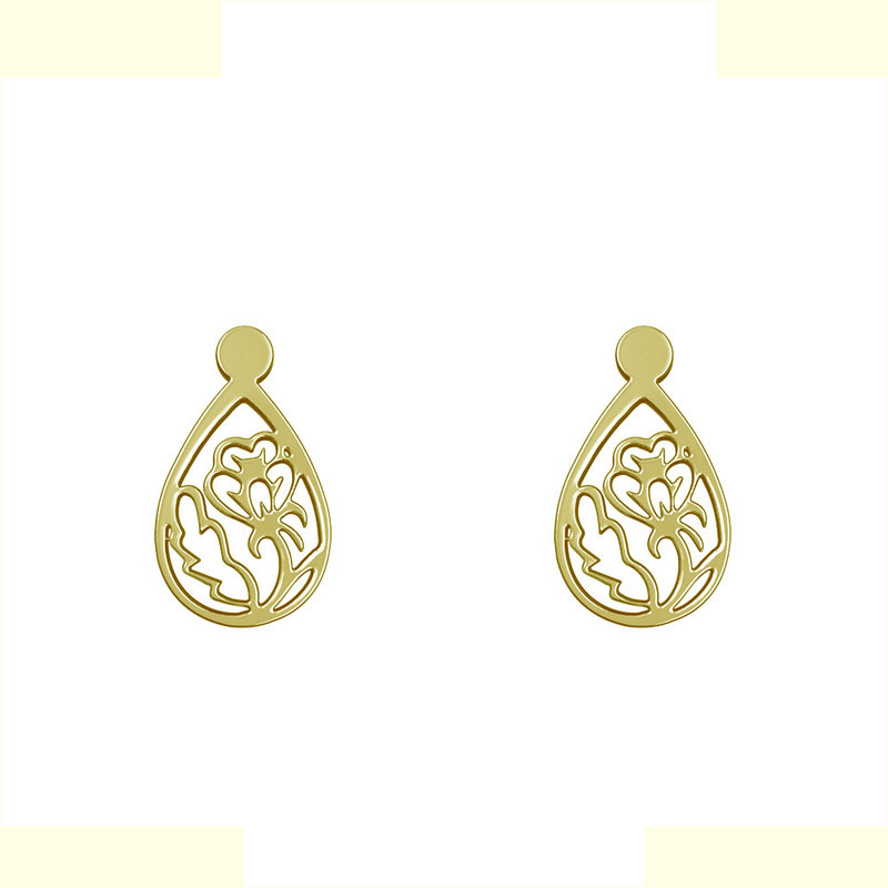 گوشواره طلا 18 عیار زنانه مدوپد مدل هندسی کد GA1-13679 گوشواره طلا 18 عیار زنانه مدوپد مدل هندسی کد GA1-13679