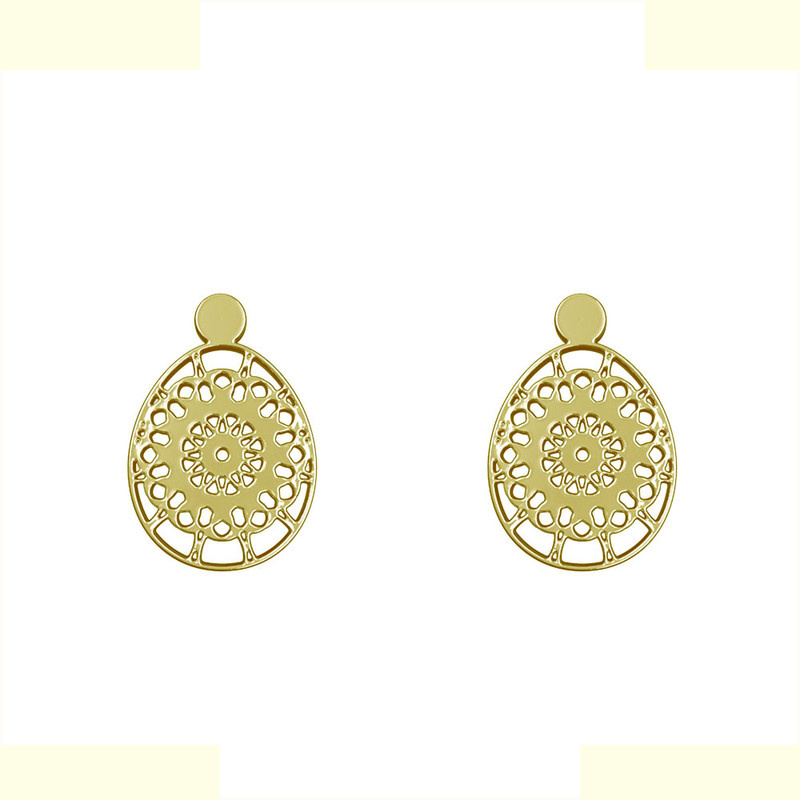 گوشواره طلا 18 عیار زنانه مدوپد مدل هندسی کد GA1-13690 گوشواره طلا 18 عیار زنانه مدوپد مدل هندسی کد GA1-13690