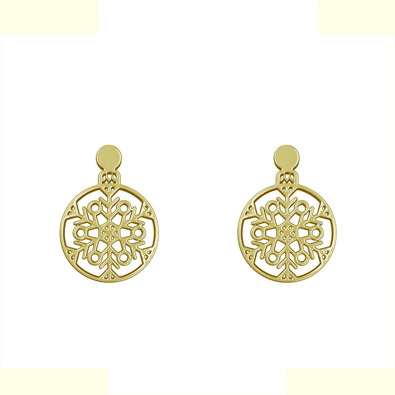 گوشواره طلا 18 عیار زنانه مدوپد مدل هندسی کد GA1-13706 گوشواره طلا 18 عیار زنانه مدوپد مدل هندسی کد GA1-13706