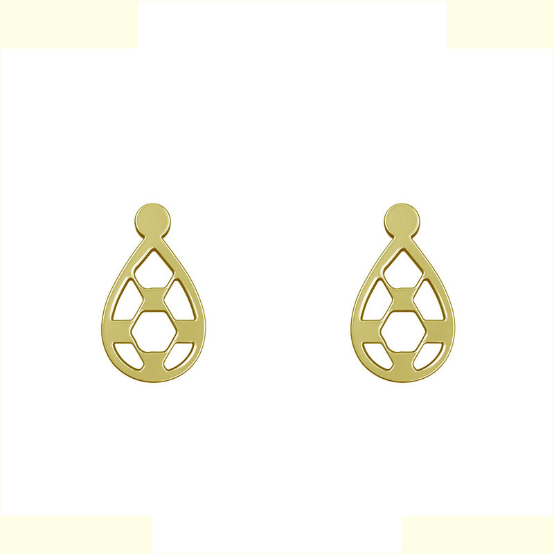 گوشواره طلا 18 عیار زنانه مدوپد مدل هندسی کد GA1-13727 گوشواره طلا 18 عیار زنانه مدوپد مدل هندسی کد GA1-13727