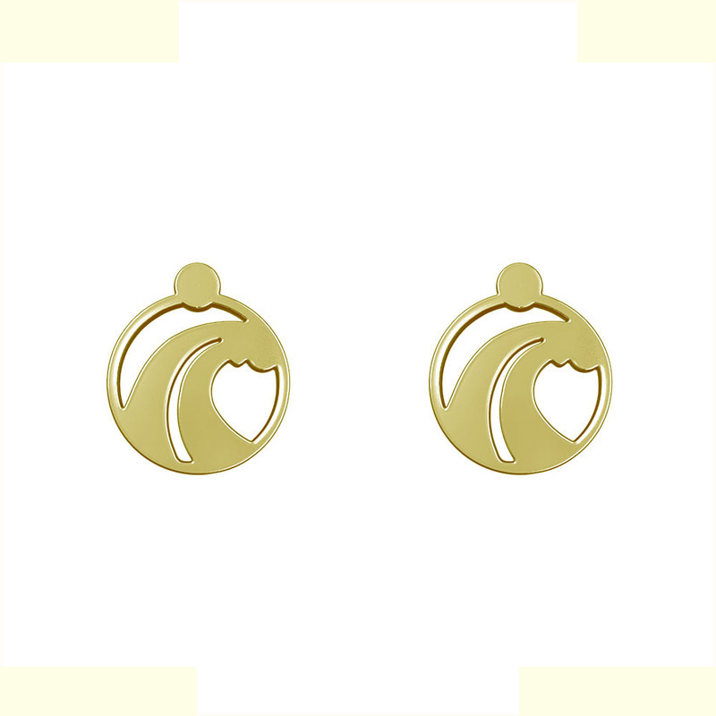 گوشواره طلا 18 عیار زنانه مدوپد مدل هندسی کد GA1-13733 گوشواره طلا 18 عیار زنانه مدوپد مدل هندسی کد GA1-13733