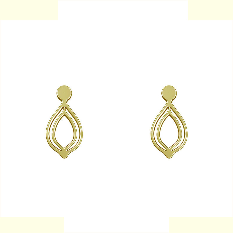 گوشواره طلا 18 عیار زنانه مدوپد مدل هندسی کد GA1-13766 گوشواره طلا 18 عیار زنانه مدوپد مدل هندسی کد GA1-13766