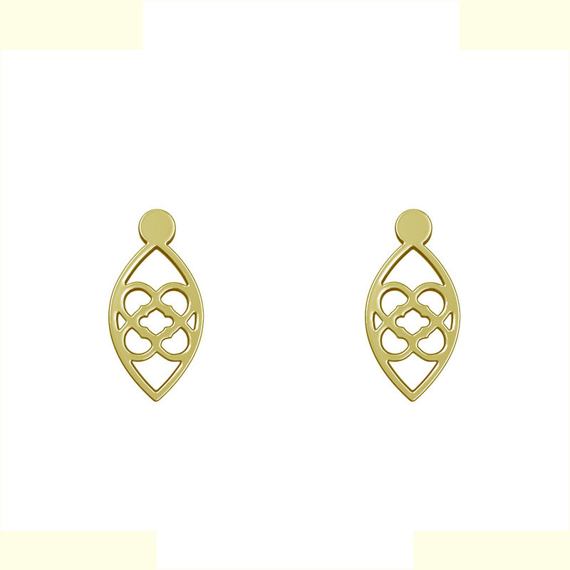 گوشواره طلا 18 عیار زنانه مدوپد مدل هندسی کد GA1-13769 گوشواره طلا 18 عیار زنانه مدوپد مدل هندسی کد GA1-13769