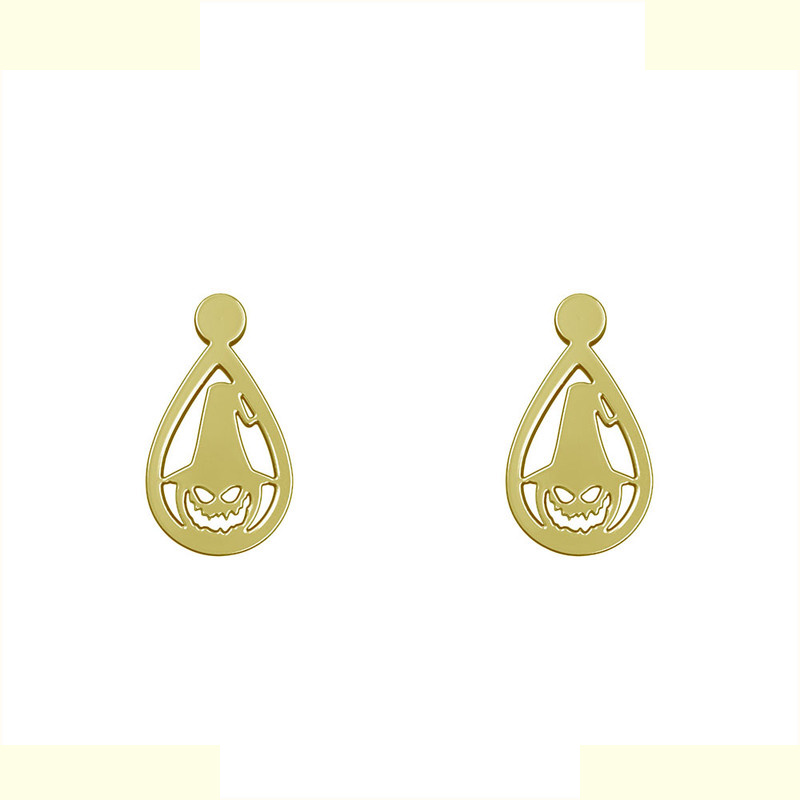 گوشواره طلا 18 عیار زنانه مدوپد مدل هالووین کد GA1-13779 گوشواره طلا 18 عیار زنانه مدوپد مدل هالووین کد GA1-13779