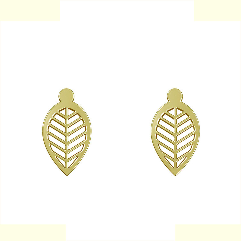 گوشواره طلا 18 عیار زنانه مدوپد مدل برگ کد GA1-13788 گوشواره طلا 18 عیار زنانه مدوپد مدل برگ کد GA1-13788