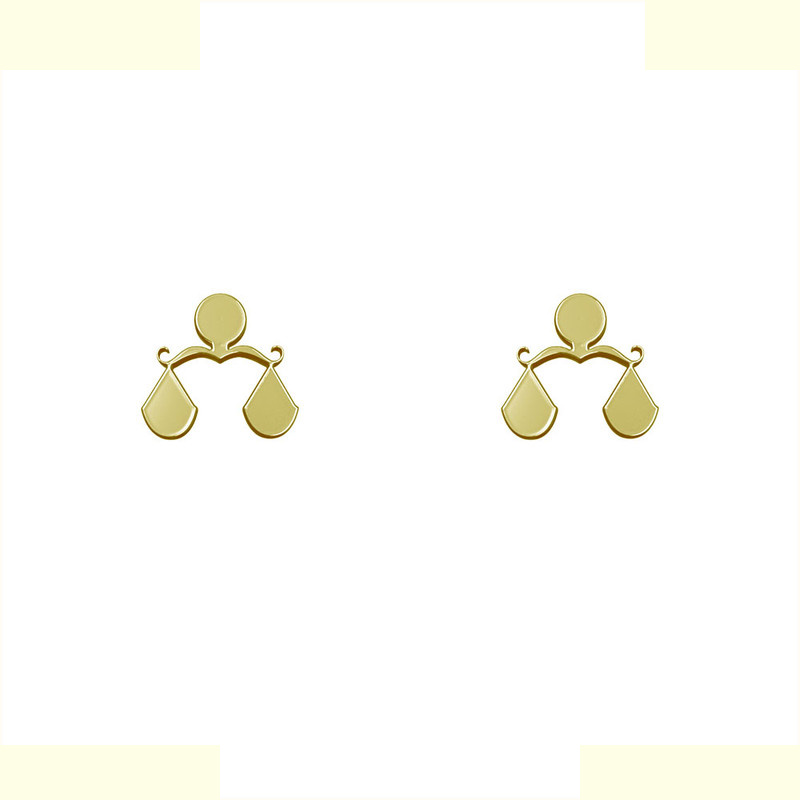 گوشواره طلا 18 عیار زنانه مدوپد مدل ترازو کد GA1-13806 گوشواره طلا 18 عیار زنانه مدوپد مدل ترازو کد GA1-13806