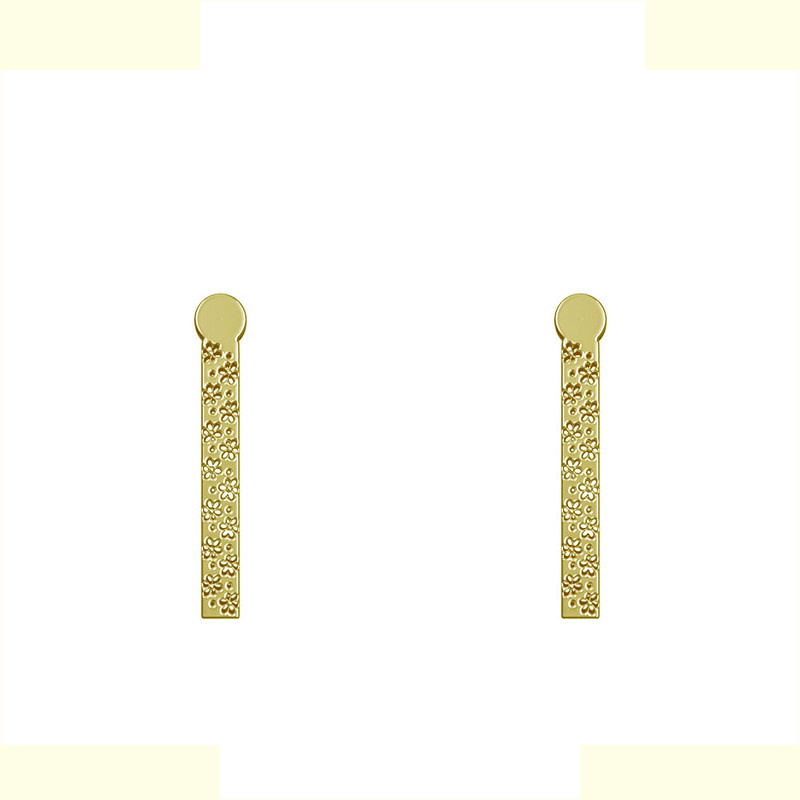 گوشواره طلا 18 عیار زنانه مدوپد مدل مستطیل کد GA1-13820 گوشواره طلا 18 عیار زنانه مدوپد مدل مستطیل کد GA1-13820