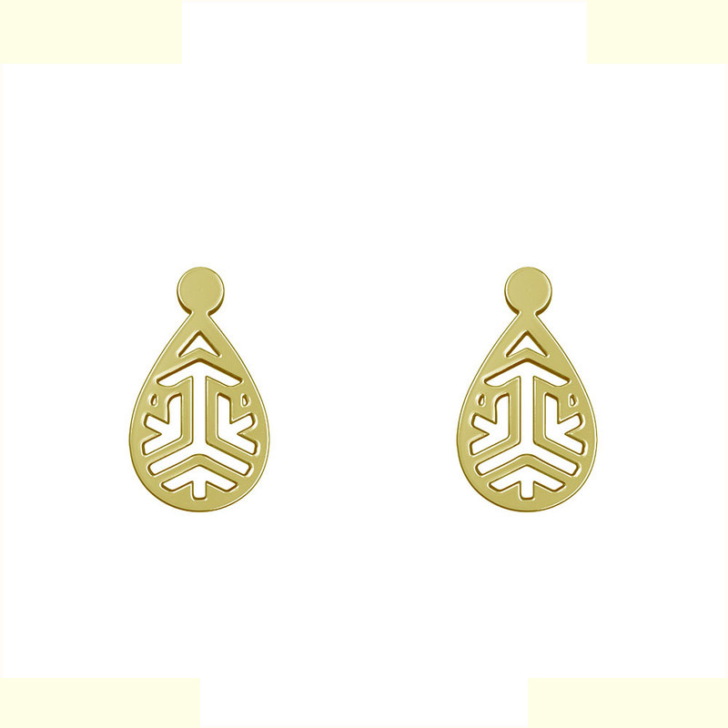 گوشواره طلا 18 عیار زنانه مدوپد مدل هندسی کد GA1-13862 گوشواره طلا 18 عیار زنانه مدوپد مدل هندسی کد GA1-13862