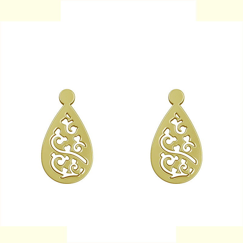 گوشواره طلا 18 عیار زنانه مدوپد مدل هندسی کد GA1-13876 گوشواره طلا 18 عیار زنانه مدوپد مدل هندسی کد GA1-13876