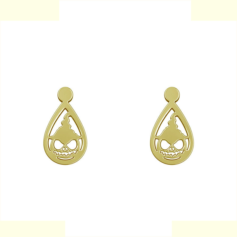 گوشواره طلا 18 عیار زنانه مدوپد مدل هالووین کد GA1-13877 گوشواره طلا 18 عیار زنانه مدوپد مدل هالووین کد GA1-13877