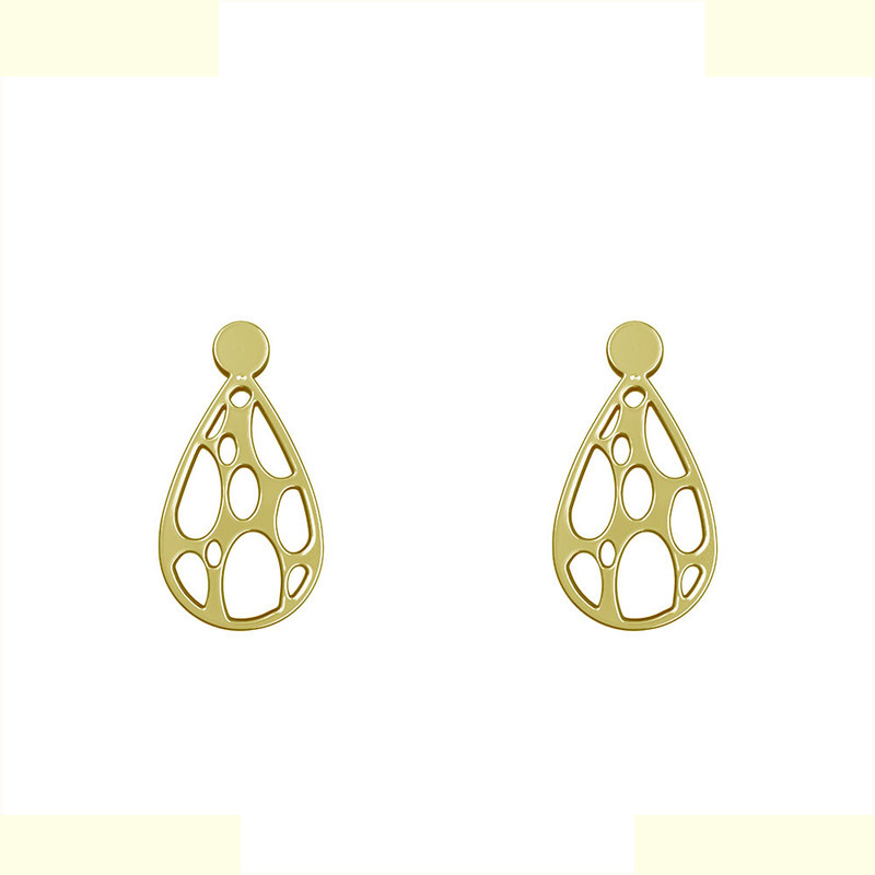 گوشواره طلا 18 عیار زنانه مدوپد مدل هندسی کد GA1-13882 گوشواره طلا 18 عیار زنانه مدوپد مدل هندسی کد GA1-13882