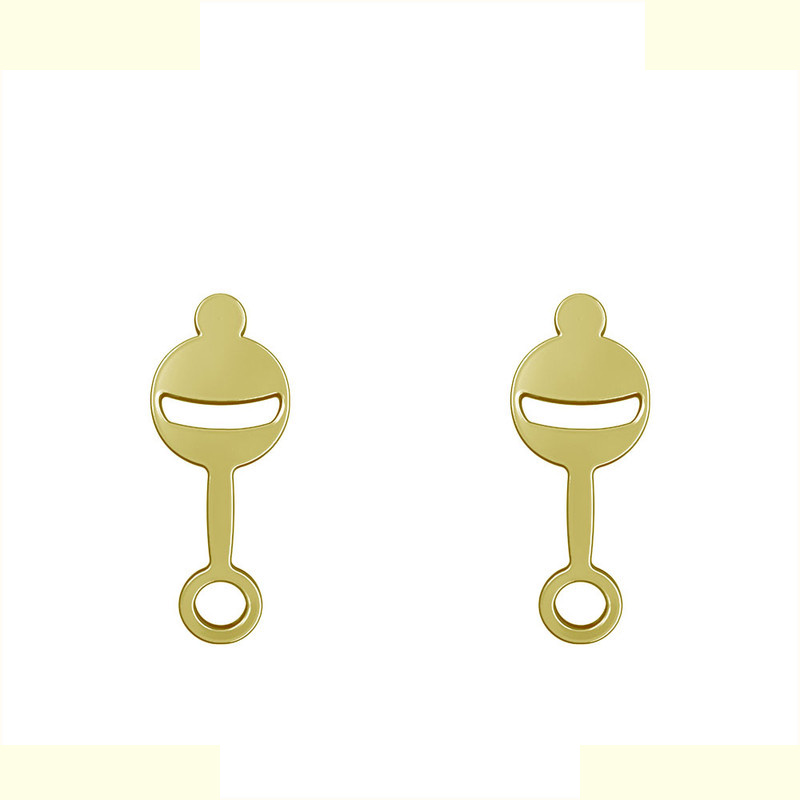 گوشواره طلا 18 عیار زنانه مدوپد مدل هندسی کد GA1-13898 گوشواره طلا 18 عیار زنانه مدوپد مدل هندسی کد GA1-13898