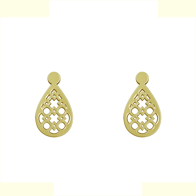 گوشواره طلا 18 عیار زنانه مدوپد مدل هندسی کد GA1-13910 گوشواره طلا 18 عیار زنانه مدوپد مدل هندسی کد GA1-13910