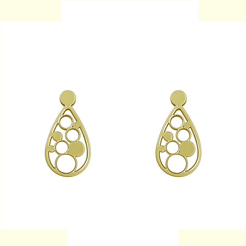 گوشواره طلا 18 عیار زنانه مدوپد مدل هندسی کد GA1-13911 گوشواره طلا 18 عیار زنانه مدوپد مدل هندسی کد GA1-13911