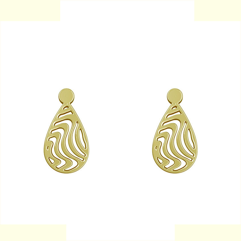 گوشواره طلا 18 عیار زنانه مدوپد مدل هندسی کد GA1-13930 گوشواره طلا 18 عیار زنانه مدوپد مدل هندسی کد GA1-13930