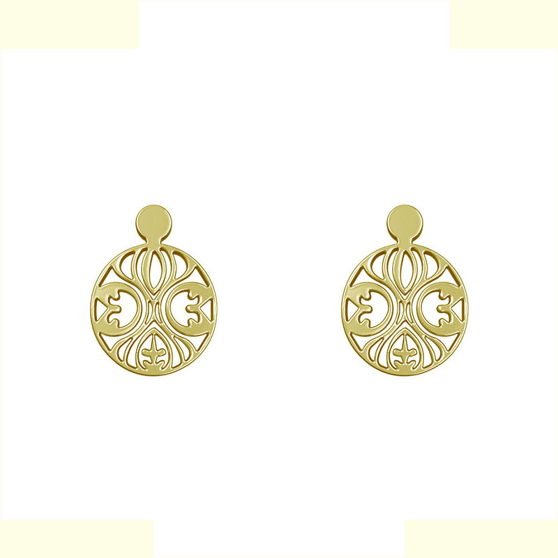 گوشواره طلا 18 عیار زنانه مدوپد مدل هندسی کد GA1-13948 گوشواره طلا 18 عیار زنانه مدوپد مدل هندسی کد GA1-13948