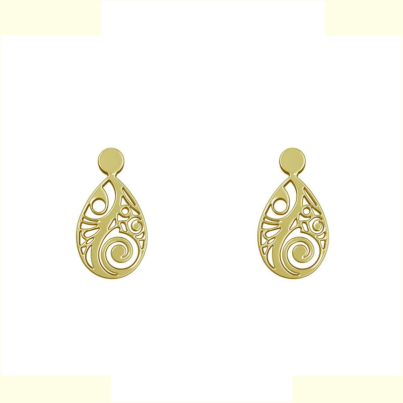 گوشواره طلا 18 عیار زنانه مدوپد مدل هندسی کد GA1-13962 گوشواره طلا 18 عیار زنانه مدوپد مدل هندسی کد GA1-13962