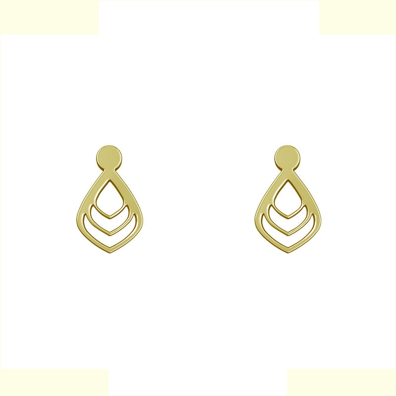 گوشواره طلا 18 عیار زنانه مدوپد مدل هندسی کد GA1-14006 گوشواره طلا 18 عیار زنانه مدوپد مدل هندسی کد GA1-14006