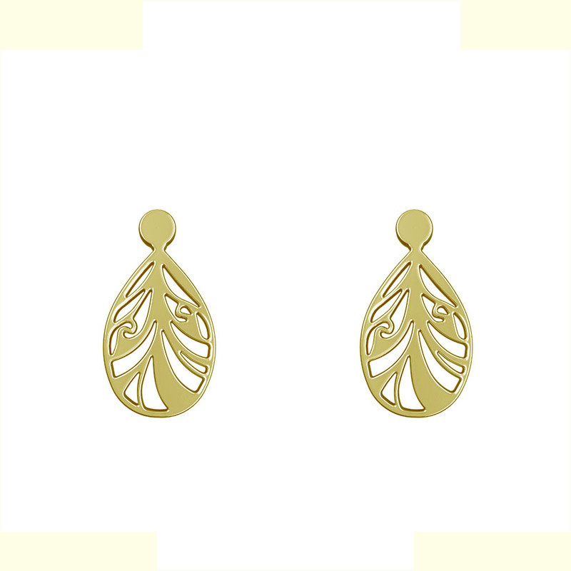 گوشواره طلا 18 عیار زنانه مدوپد مدل هندسی کد GA1-14028 گوشواره طلا 18 عیار زنانه مدوپد مدل هندسی کد GA1-14028