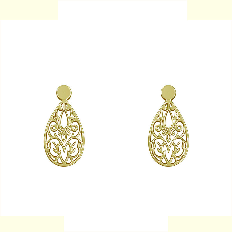 گوشواره طلا 18 عیار زنانه مدوپد مدل هندسی کد GA1-14030 گوشواره طلا 18 عیار زنانه مدوپد مدل هندسی کد GA1-14030