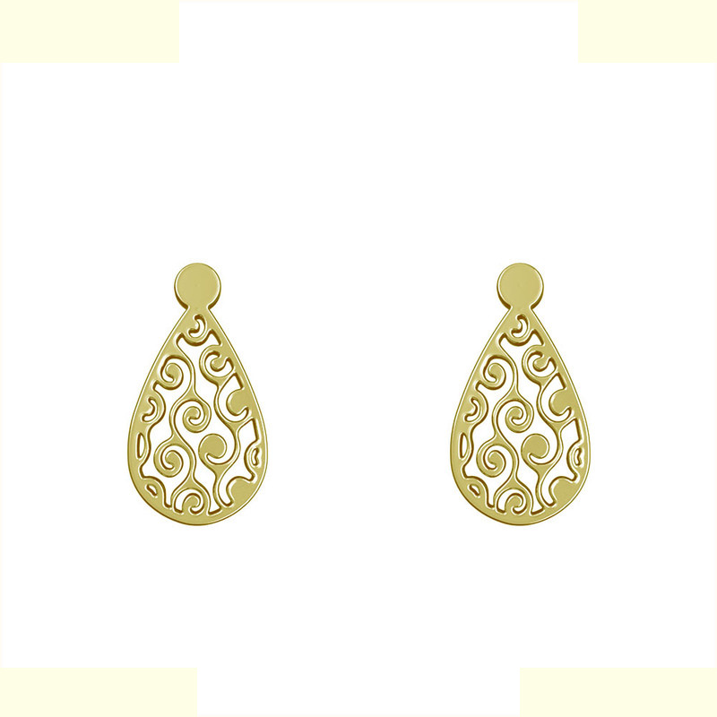 گوشواره طلا 18 عیار زنانه مدوپد مدل هندسی کد GA1-14088 گوشواره طلا 18 عیار زنانه مدوپد مدل هندسی کد GA1-14088