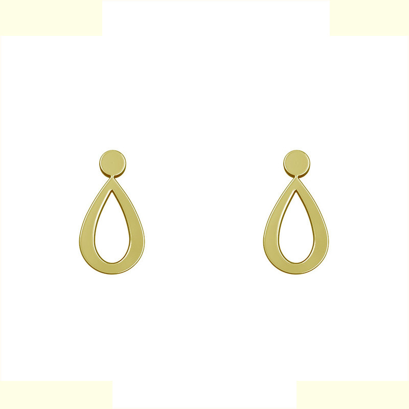 گوشواره طلا 18 عیار زنانه مدوپد مدل هندسی کد GA1-14128 گوشواره طلا 18 عیار زنانه مدوپد مدل هندسی کد GA1-14128