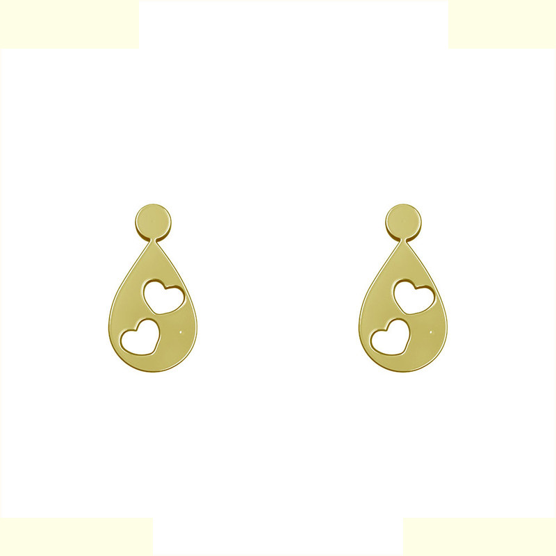 گوشواره طلا 18 عیار زنانه مدوپد مدل قلب کد GA1-14137 گوشواره طلا 18 عیار زنانه مدوپد مدل قلب کد GA1-14137