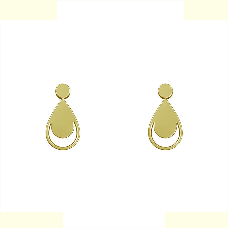 گوشواره طلا 18 عیار زنانه مدوپد مدل هندسی کد GA1-14153 گوشواره طلا 18 عیار زنانه مدوپد مدل هندسی کد GA1-14153