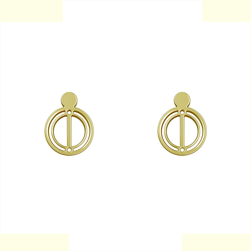 گوشواره طلا 18 عیار زنانه مدوپد مدل هندسی کد GA1-14159 گوشواره طلا 18 عیار زنانه مدوپد مدل هندسی کد GA1-14159