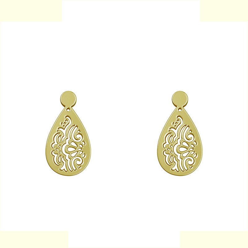 گوشواره طلا 18 عیار زنانه مدوپد مدل هندسی کد GA1-14185 گوشواره طلا 18 عیار زنانه مدوپد مدل هندسی کد GA1-14185