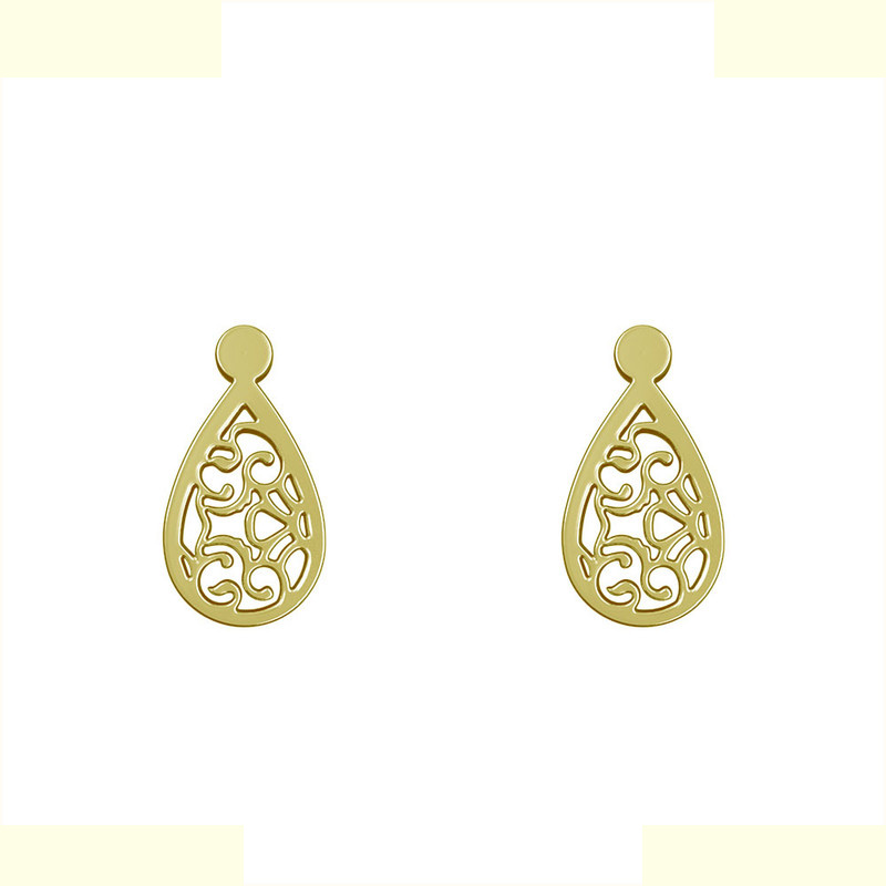 گوشواره طلا 18 عیار زنانه مدوپد مدل هندسی کد GA1-14189 گوشواره طلا 18 عیار زنانه مدوپد مدل هندسی کد GA1-14189