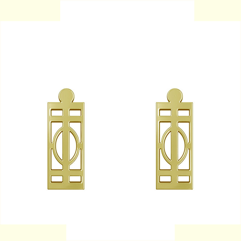 گوشواره طلا 18 عیار زنانه مدوپد مدل هندسی کد GA1-14191 گوشواره طلا 18 عیار زنانه مدوپد مدل هندسی کد GA1-14191