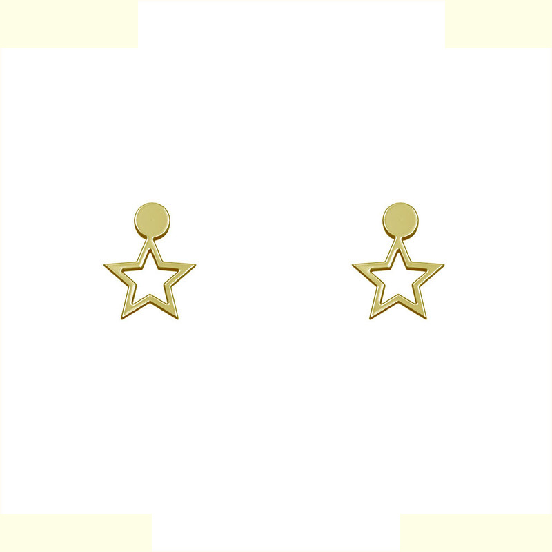 گوشواره طلا 18 عیار زنانه مدوپد مدل ستاره کد GA1-14200 گوشواره طلا 18 عیار زنانه مدوپد مدل ستاره کد GA1-14200