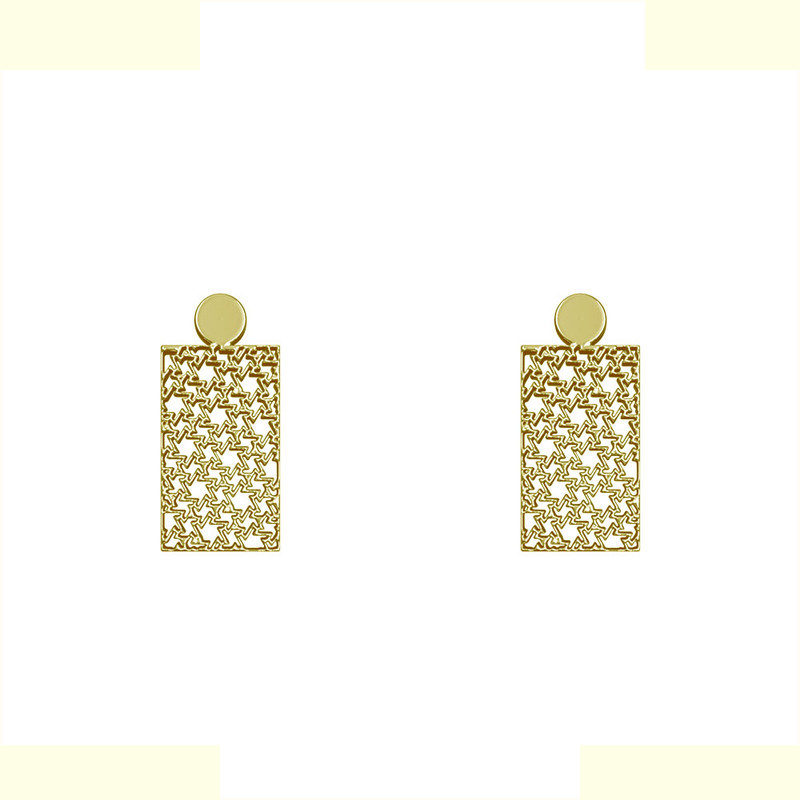 گوشواره طلا 18 عیار زنانه مدوپد مدل مستطیل کد GA1-14210 گوشواره طلا 18 عیار زنانه مدوپد مدل مستطیل کد GA1-14210