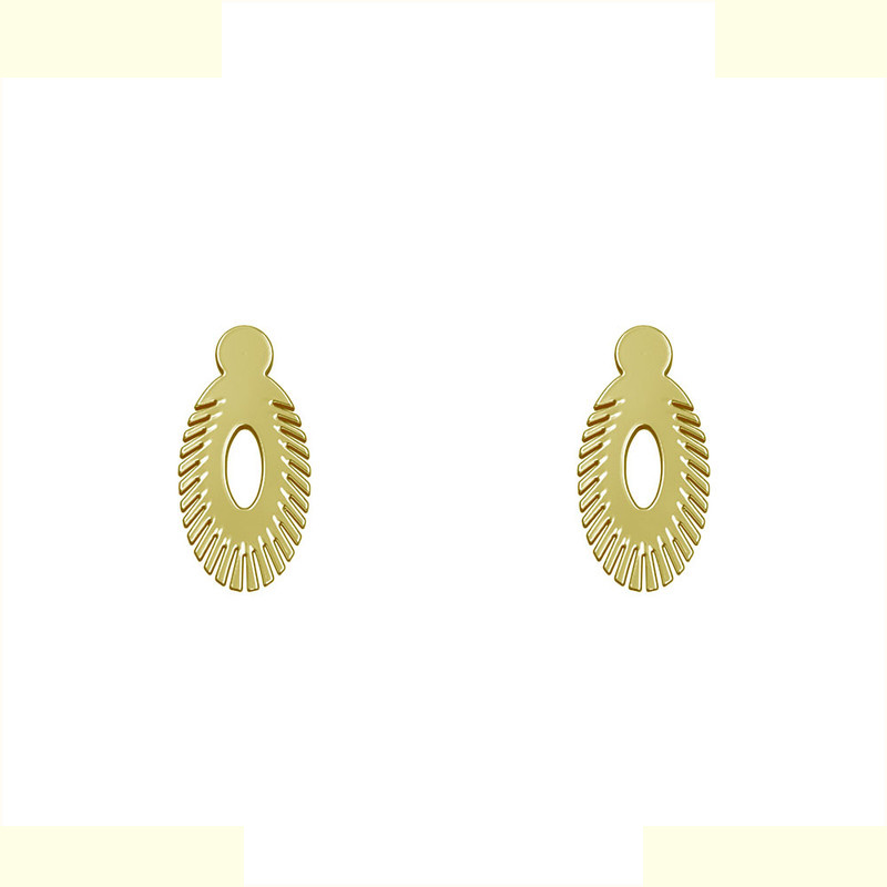 گوشواره طلا 18 عیار زنانه مدوپد مدل هندسی کد GA1-14236 گوشواره طلا 18 عیار زنانه مدوپد مدل هندسی کد GA1-14236