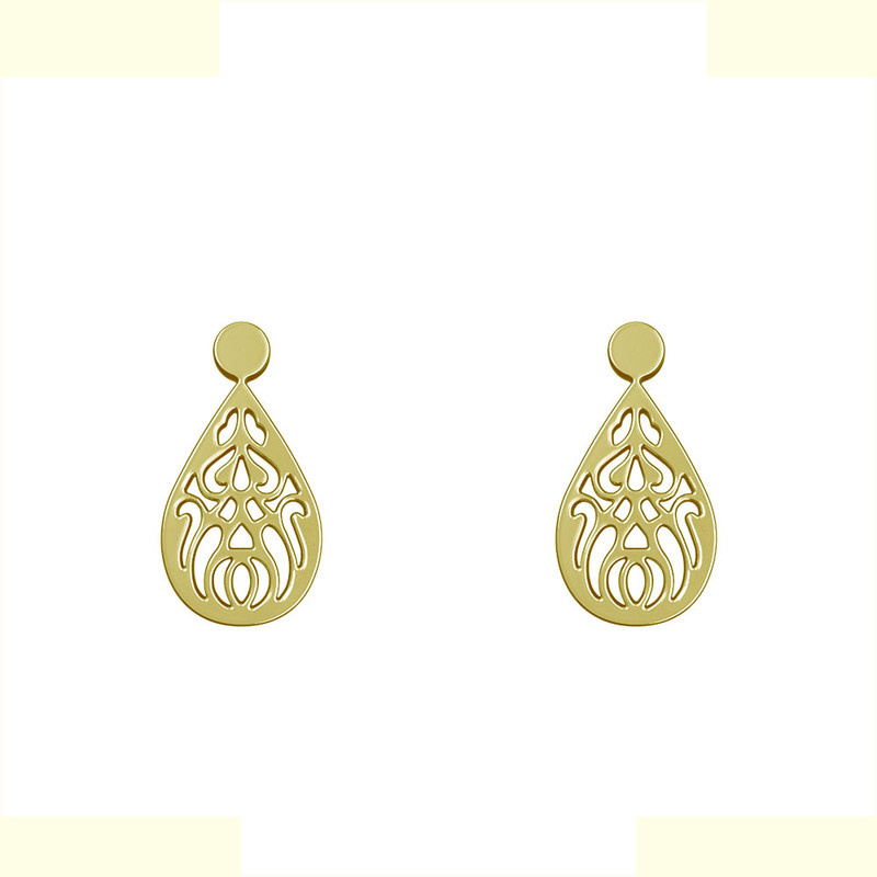 گوشواره طلا 18 عیار زنانه مدوپد مدل هندسی کد GA1-14282 گوشواره طلا 18 عیار زنانه مدوپد مدل هندسی کد GA1-14282