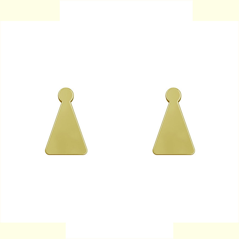 گوشواره طلا 18 عیار زنانه مدوپد مدل مثلث کد GA1-14300 گوشواره طلا 18 عیار زنانه مدوپد مدل مثلث کد GA1-14300