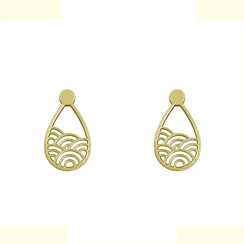 گوشواره طلا 18 عیار زنانه مدوپد مدل هندسی کد GA1-14318 گوشواره طلا 18 عیار زنانه مدوپد مدل هندسی کد GA1-14318