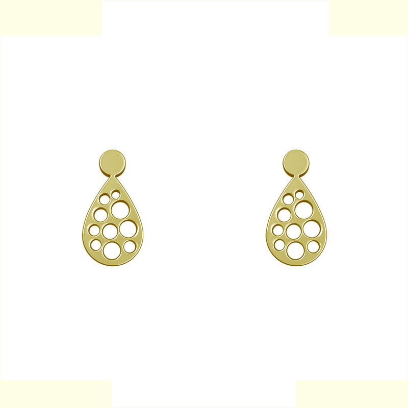 گوشواره طلا 18 عیار زنانه مدوپد مدل هندسی کد GA1-14323 گوشواره طلا 18 عیار زنانه مدوپد مدل هندسی کد GA1-14323