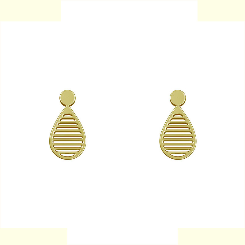 گوشواره طلا 18 عیار زنانه مدوپد مدل هندسی کد GA1-14331 گوشواره طلا 18 عیار زنانه مدوپد مدل هندسی کد GA1-14331