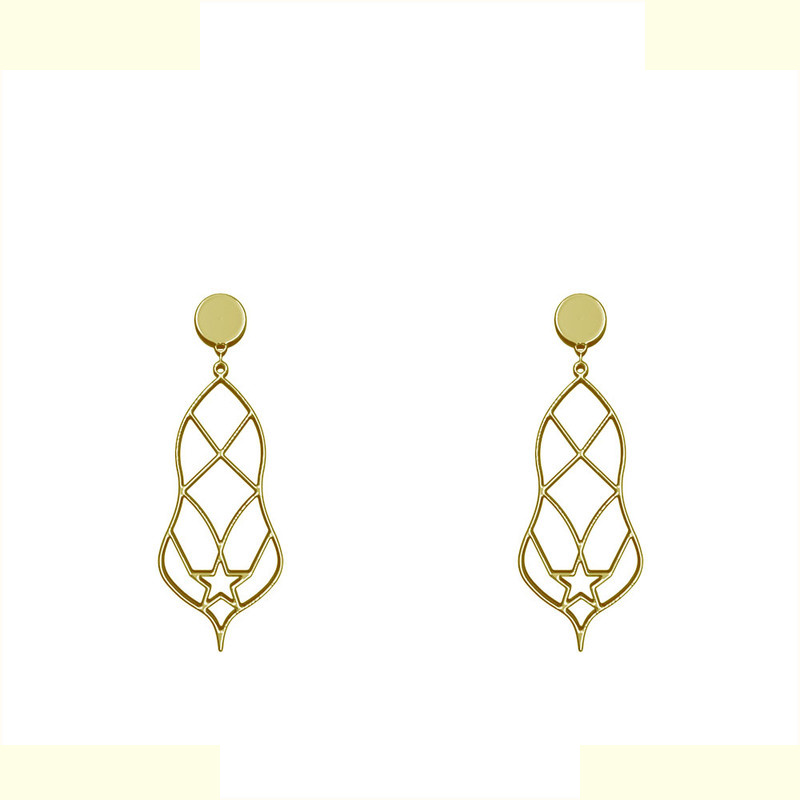 گوشواره طلا 18 عیار زنانه مدوپد مدل هندسی کد GA1-14356 گوشواره طلا 18 عیار زنانه مدوپد مدل هندسی کد GA1-14356