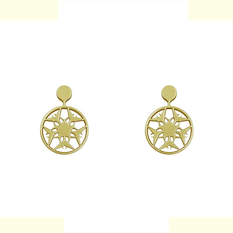 گوشواره طلا 18 عیار زنانه مدوپد مدل هندسی کد GA1-14419 گوشواره طلا 18 عیار زنانه مدوپد مدل هندسی کد GA1-14419