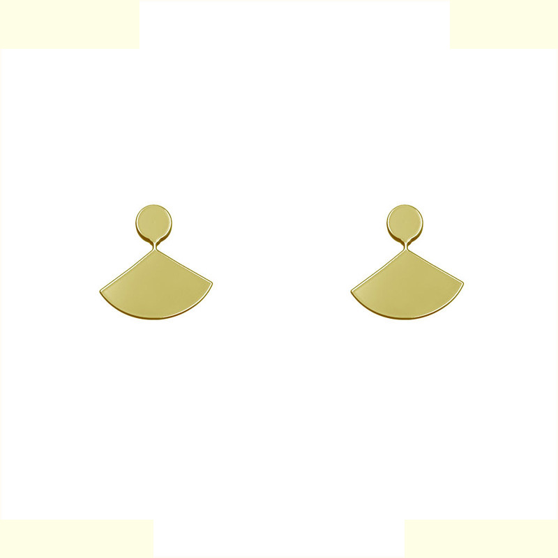 گوشواره طلا 18 عیار زنانه مدوپد مدل هندسی کد GA1-14563 گوشواره طلا 18 عیار زنانه مدوپد مدل هندسی کد GA1-14563