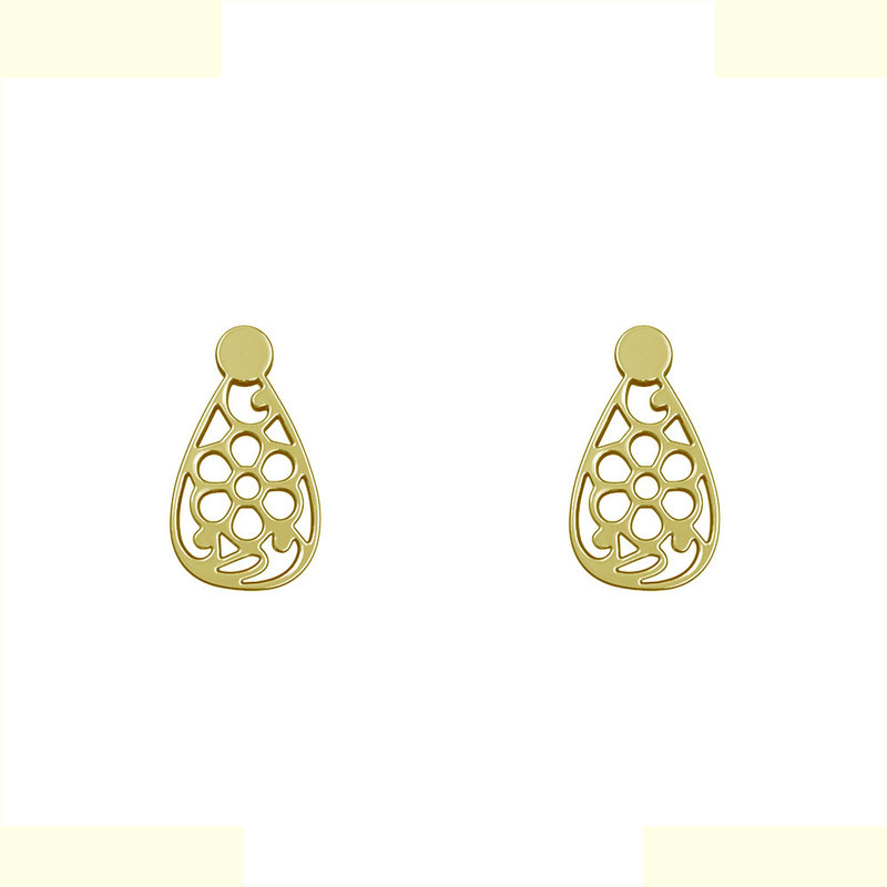 گوشواره طلا 18 عیار زنانه مدوپد مدل هندسی کد GA1-14570 گوشواره طلا 18 عیار زنانه مدوپد مدل هندسی کد GA1-14570