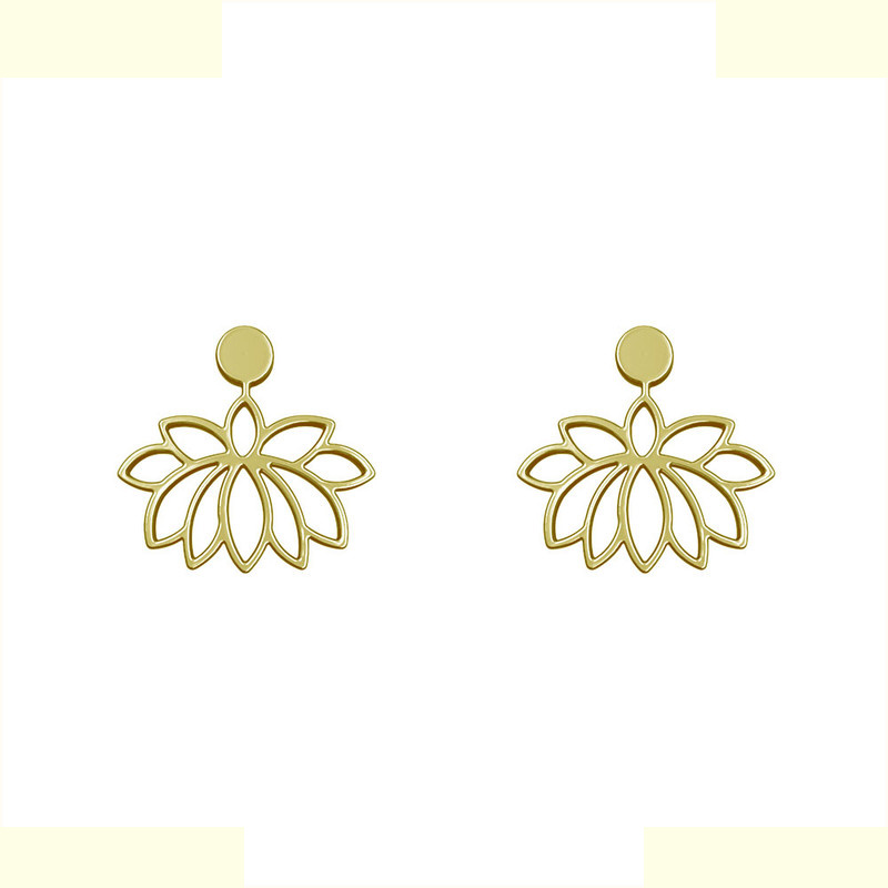 گوشواره طلا 18 عیار زنانه مدوپد مدل گل کد GA1-14642 گوشواره طلا 18 عیار زنانه مدوپد مدل گل کد GA1-14642