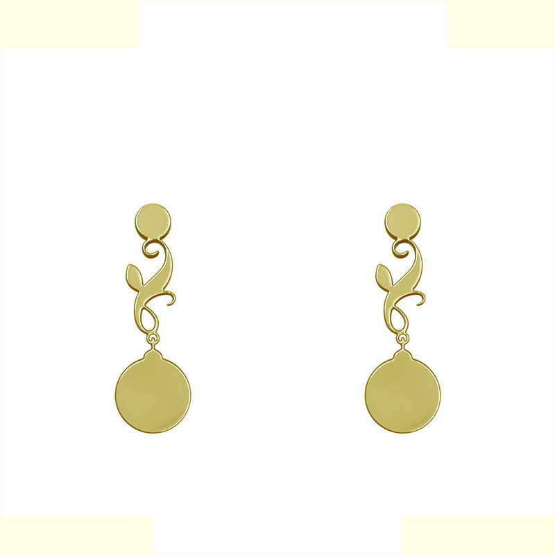 گوشواره طلا 18 عیار زنانه مدوپد مدل هندسی کد GA1-14690 گوشواره طلا 18 عیار زنانه مدوپد مدل هندسی کد GA1-14690